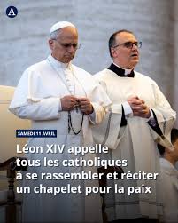 Samedi 30 mai 2026 : Le Pape récitera le Rosaire pour la paix