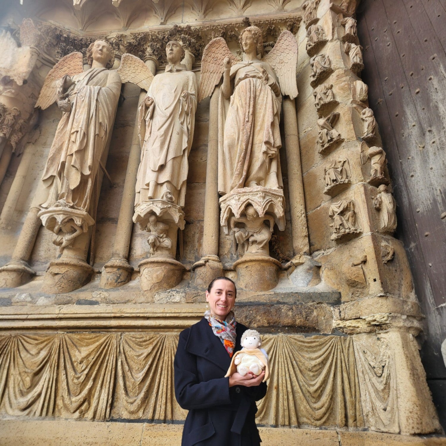 Doudou Ange gardien avec berceuse