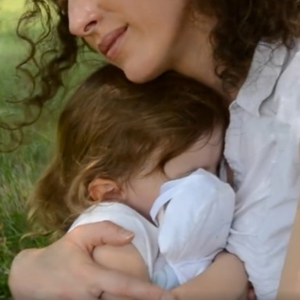 Doudou Vierge Marie avec berceuse